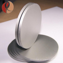 Fuente de fábrica de la mejor calidad ASTM B381 6AL4V GR5 DIA1000 * 100 mm placa de disco redondo de titanio